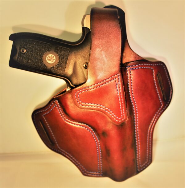 Deluxe FullSize Pancake Holster (A6) — MTR Custom Leather