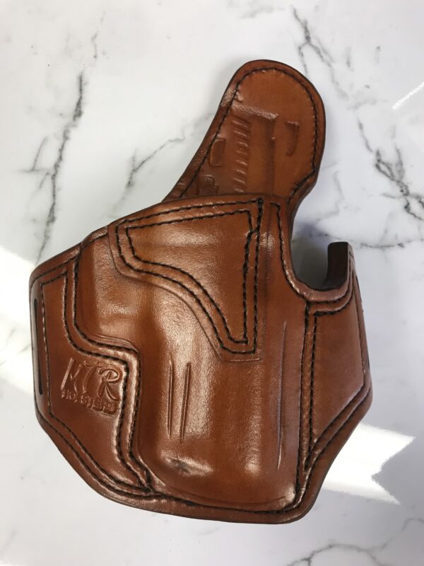 Deluxe FullSize Pancake Holster (A6) — MTR Custom Leather