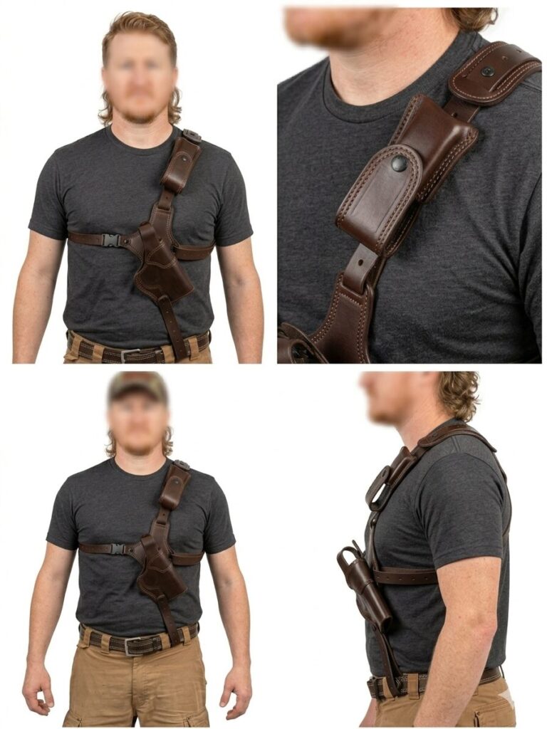 Chest Rig Hunter What is an Alaskan Leather Chest Rig? - MTR Custom Leather