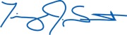 Tim Schmidt signature in blue on white background