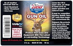 Lucas Oil Products, Gun oil 18x2oz counter display 10006